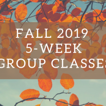 Fall 2019 5 Week Classes